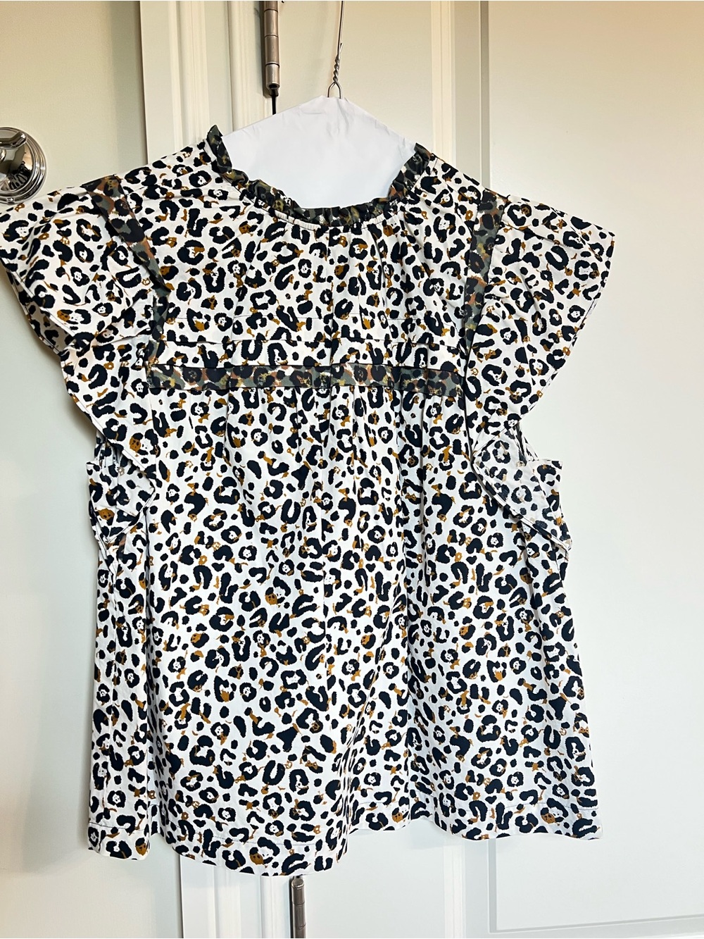 Marie Oliver Billie Blouse in Leopard